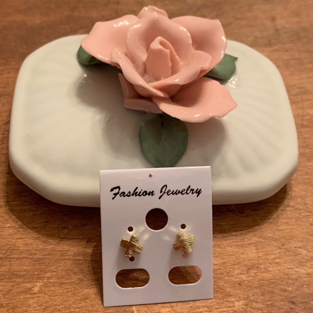 Fashion Earrings - Gold Geometric